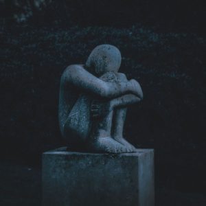 EFIT Image of a person hunched over in depression or anxiety